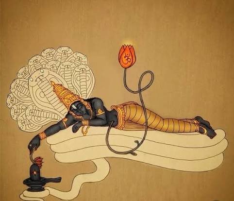 Lord Vishnu's Yog Nidra